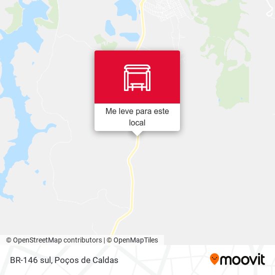 BR-146 sul mapa