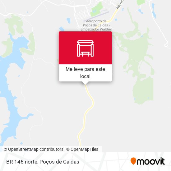 BR-146 norte mapa
