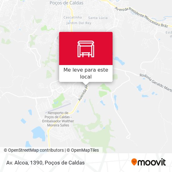 Av. Alcoa, 1390 mapa