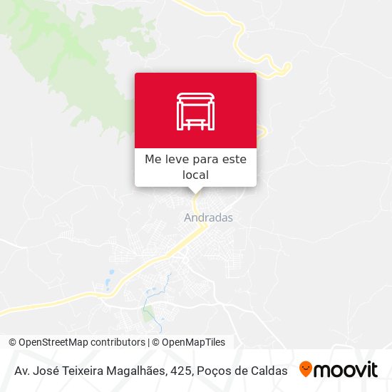 Av. José Teixeira Magalhães, 425 mapa