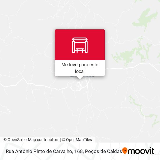 Rua Antônio Pinto de Carvalho, 168 mapa
