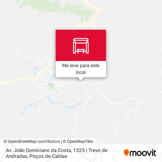 Av. João Domiciano da Costa, 1325 | Trevo de Andradas mapa