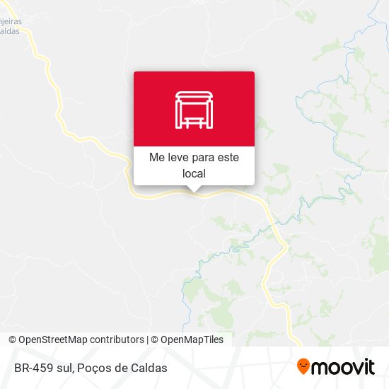 BR-459 sul mapa