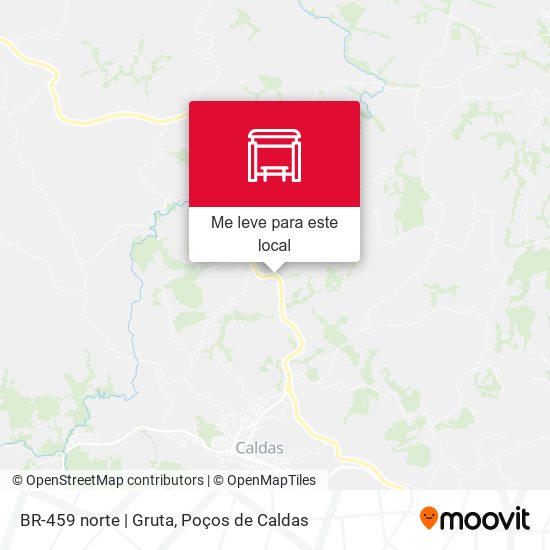 BR-459 norte | Gruta mapa