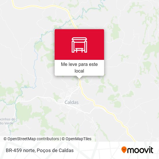 BR-459 norte mapa