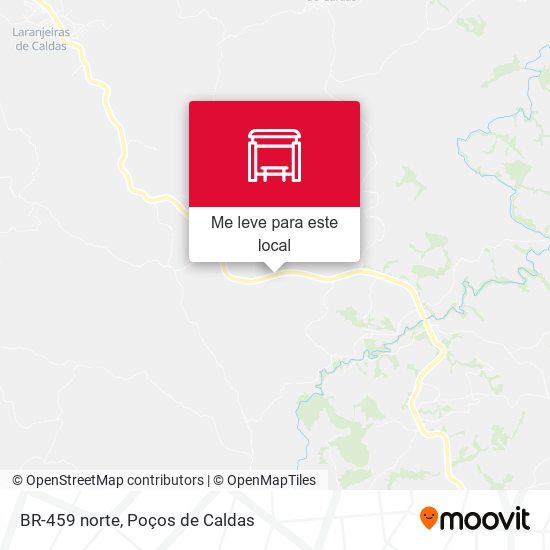 BR-459 norte mapa