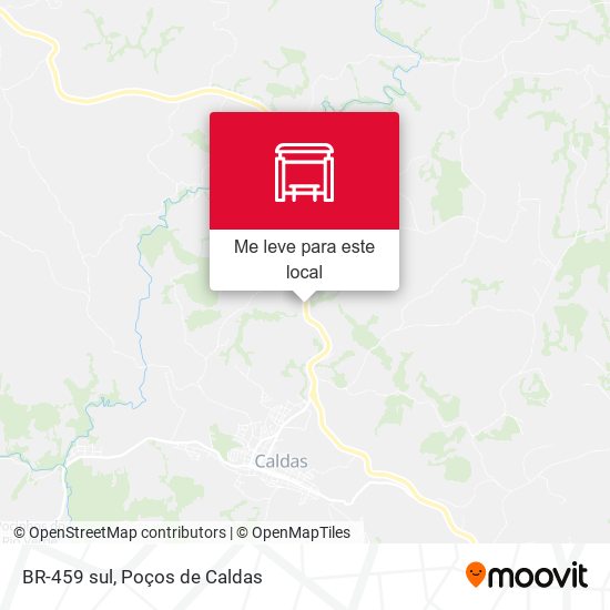 BR-459 sul mapa