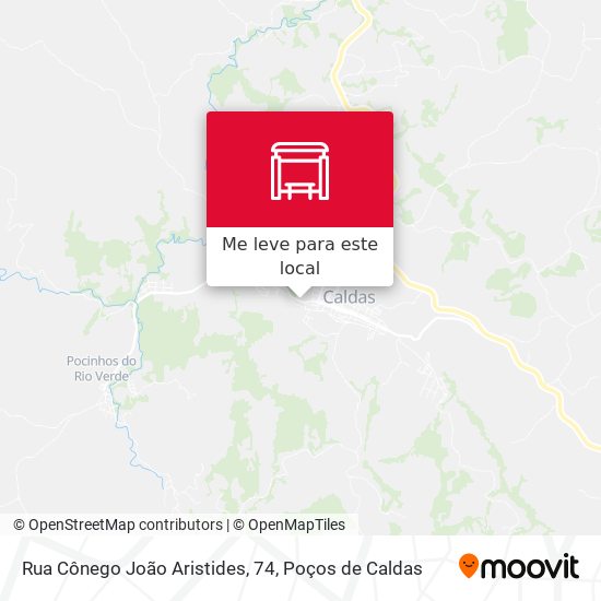 Rua Cônego João Aristides, 74 mapa
