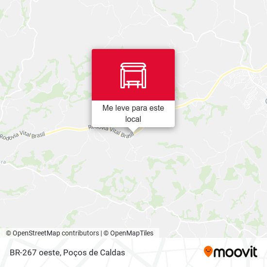 BR-267 oeste mapa