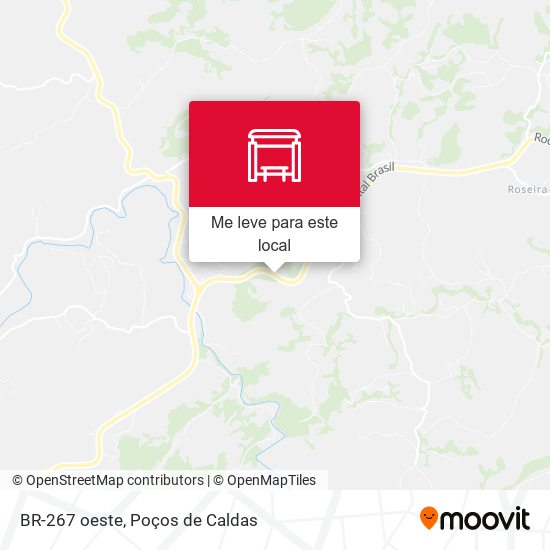 BR-267 oeste mapa