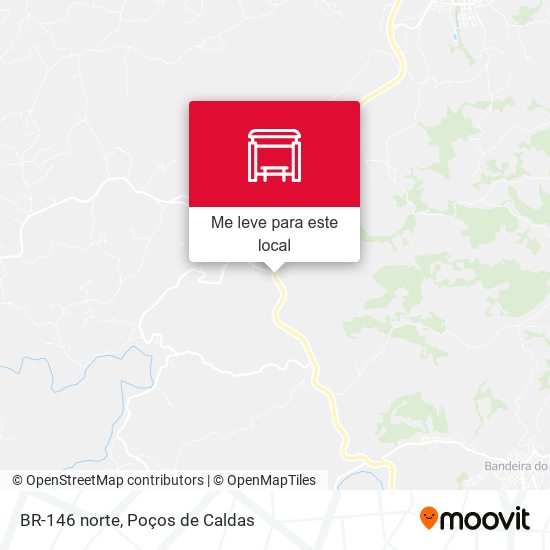 BR-146 norte mapa