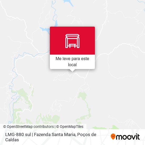 LMG-880 sul | Fazenda Santa Maria mapa