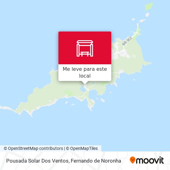 Pousada Solar Dos Ventos mapa