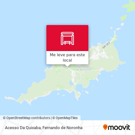 Acesso Da Quixaba mapa