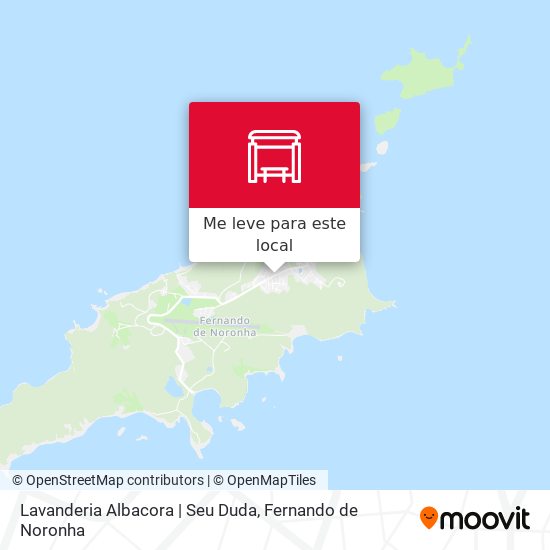 Lavanderia Albacora | Seu Duda mapa