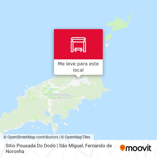 Sítio Pousada Do Dodó | São Miguel mapa