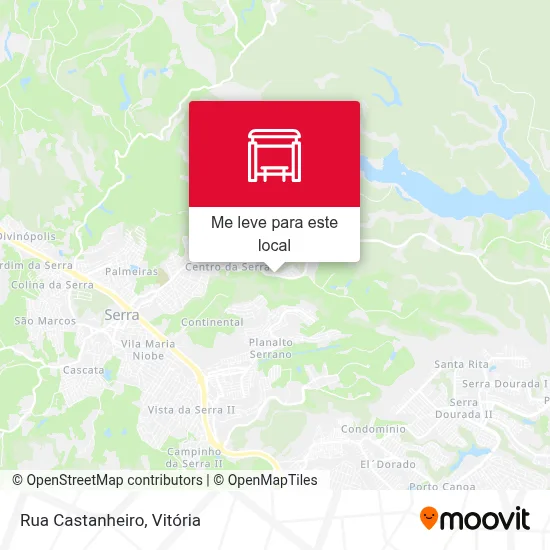 Rua Castanheiro mapa
