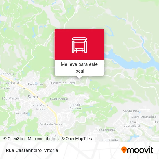 Rua Castanheiro mapa