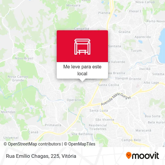 Rua Emílio Chagas, 225 mapa