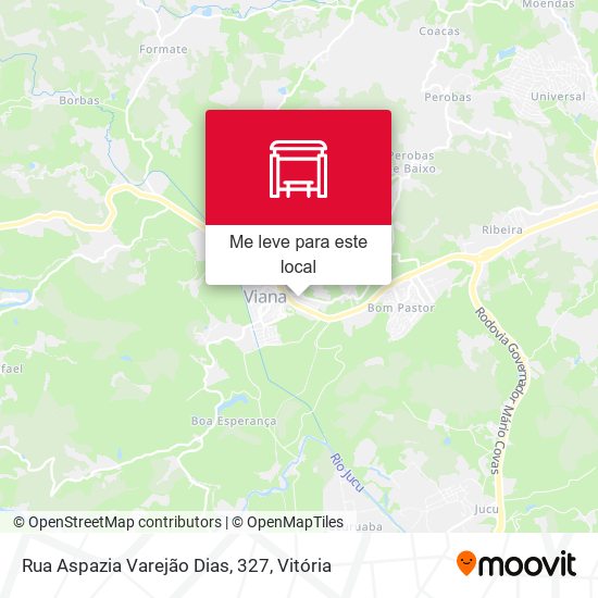 Rua Aspazia Varejão Dias, 327 mapa