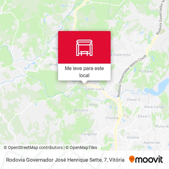 Rodovia Governador José Henrique Sette, 7 mapa