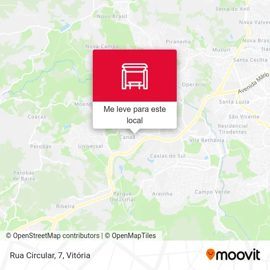 Rua Circular, 7 mapa