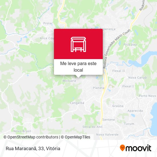 Rua Maracanã, 33 mapa