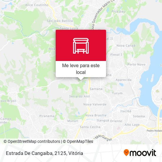 Estrada De Cangaiba, 2125 mapa