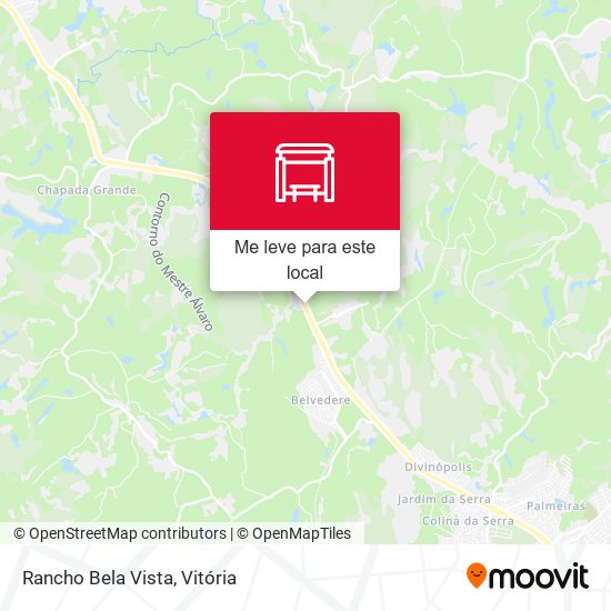 Rancho Bela Vista mapa