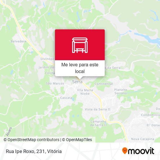 Rua Ipe Roxo, 231 mapa