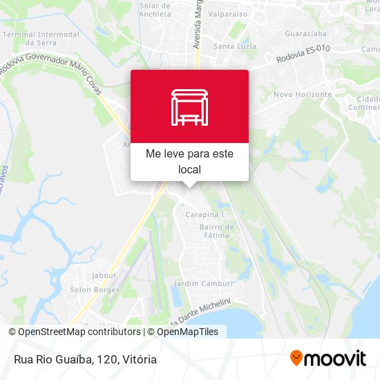 Rua Rio Guaíba, 120 mapa