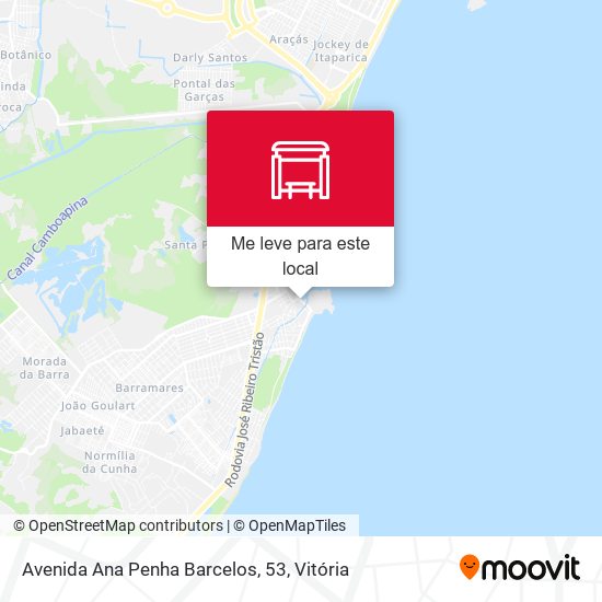 Avenida Ana Penha Barcelos, 53 mapa