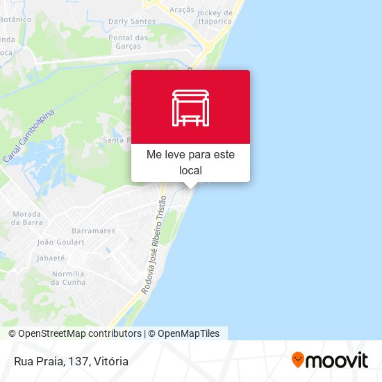 Rua Praia, 137 mapa