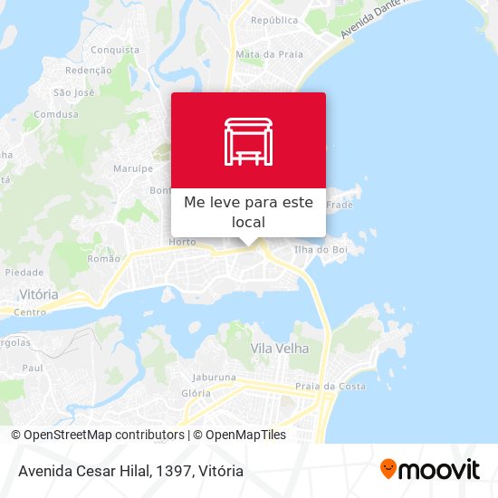 Avenida Cesar Hilal, 1397 mapa