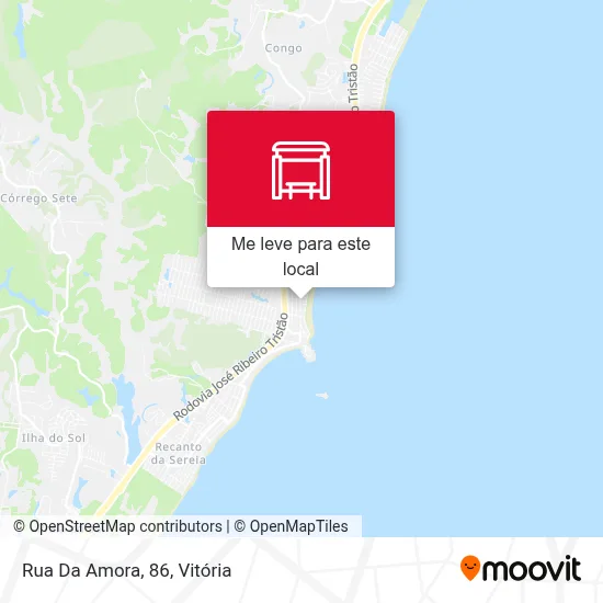 Rua Da Amora, 86 mapa