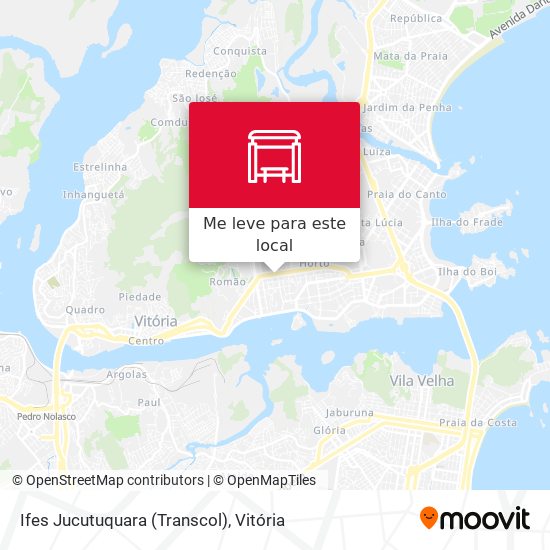 Ifes Jucutuquara (Transcol) mapa