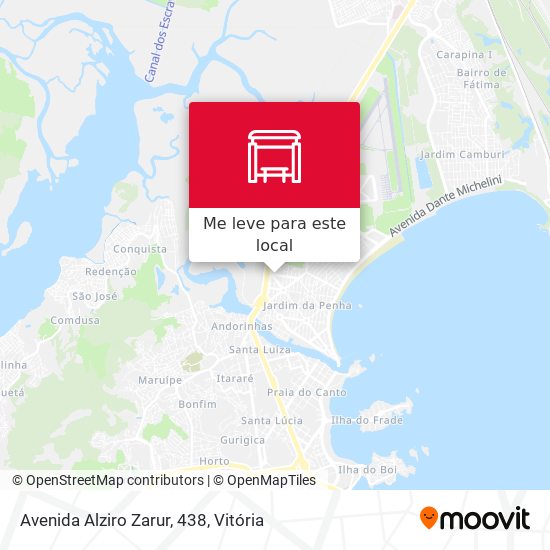 Avenida Alziro Zarur, 438 mapa