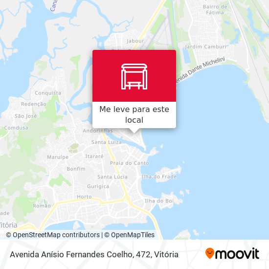 Avenida Anísio Fernandes Coelho, 472 mapa