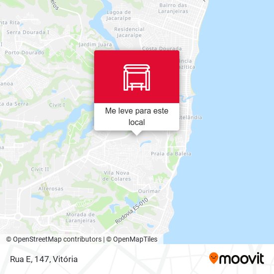 Rua E, 147 mapa