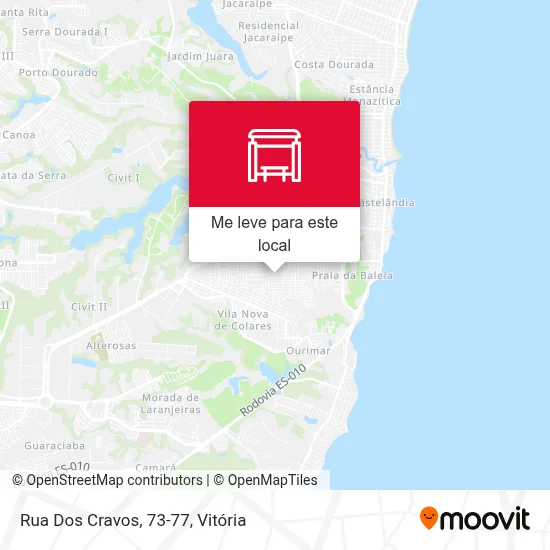 Rua Dos Cravos, 73-77 mapa