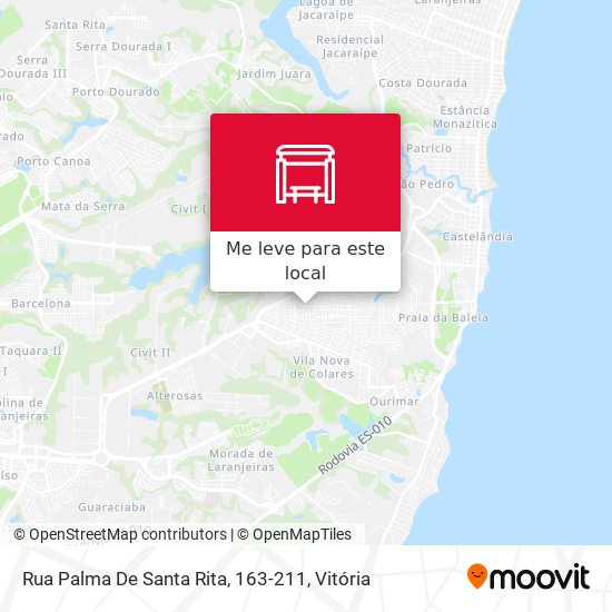 Rua Palma De Santa Rita, 163-211 mapa