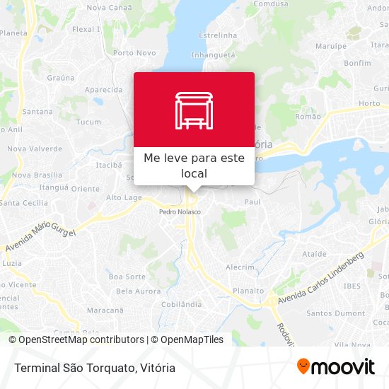 Terminal São Torquato mapa