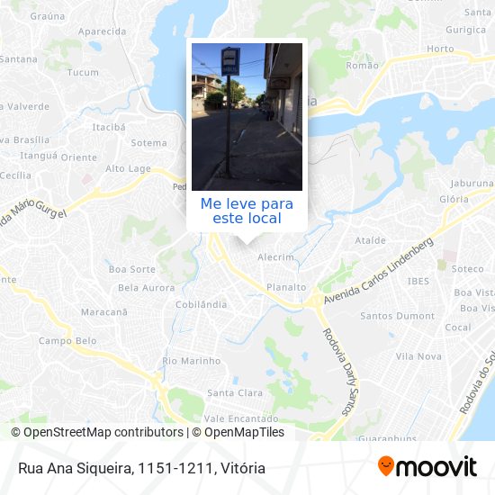 Rua Ana Siqueira, 1151-1211 mapa
