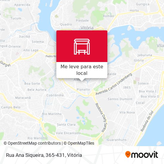 Rua Ana Siqueira, 365-431 mapa