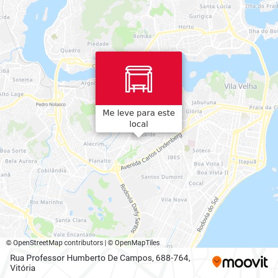Rua Professor Humberto De Campos, 688-764 mapa
