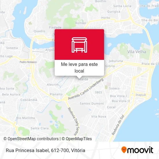 Rua Princesa Isabel, 612-700 mapa