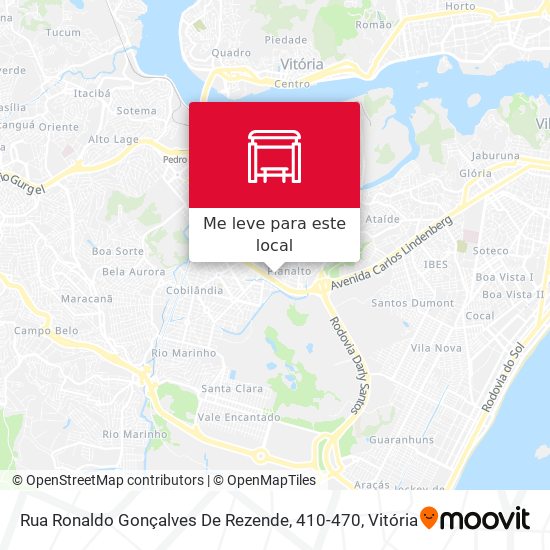 Rua Ronaldo Gonçalves De Rezende, 410-470 mapa