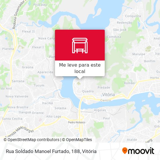 Rua Soldado Manoel Furtado, 188 mapa