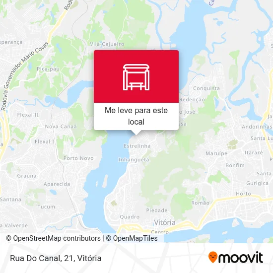 Rua Do Canal, 21 mapa