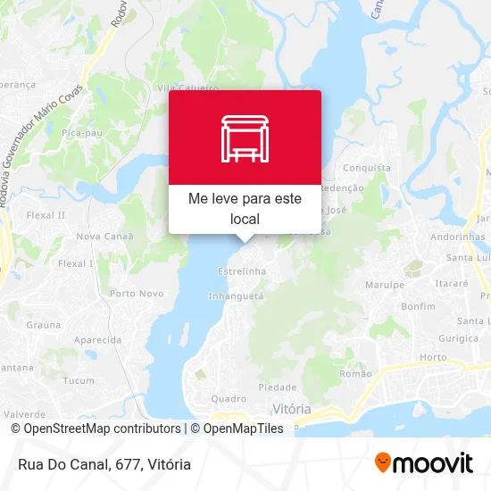Rua Do Canal, 677 mapa
